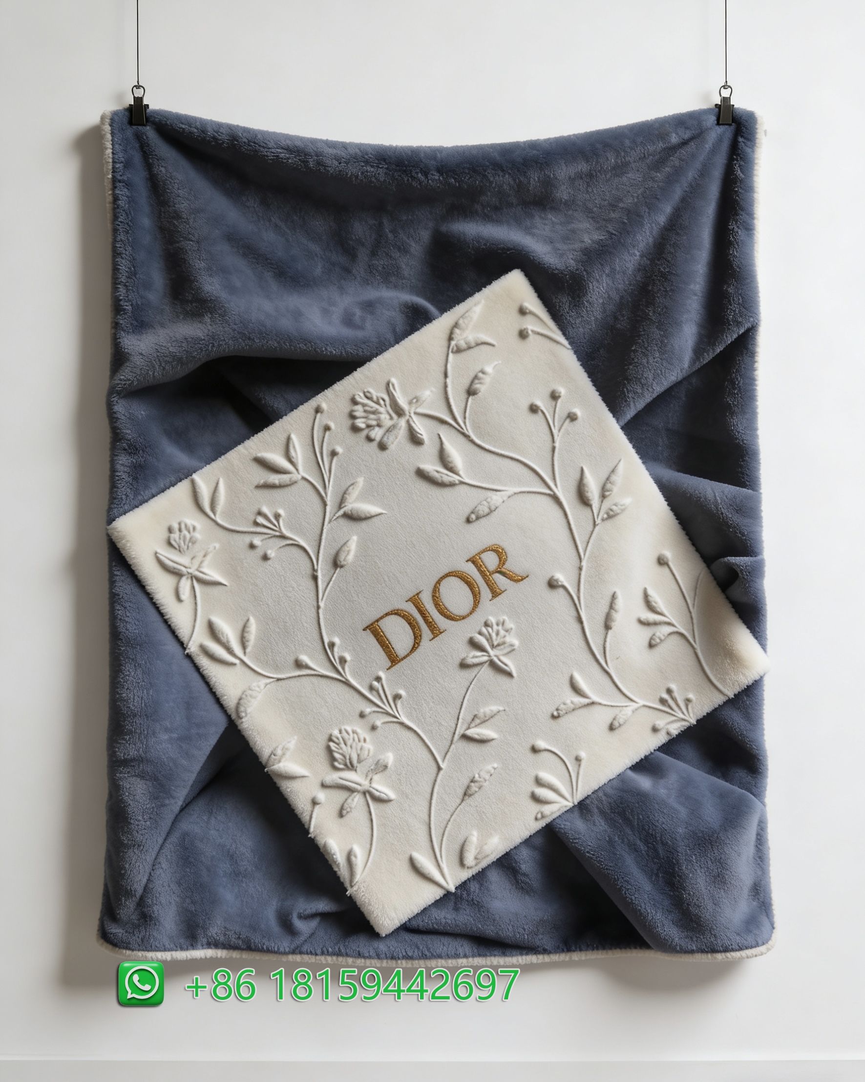 Dior Throw Blankets